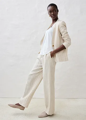 T-shirt 100% lin, Couleur: blanc