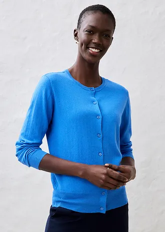 Vest met zijde, Kleur: gletsjerblauw