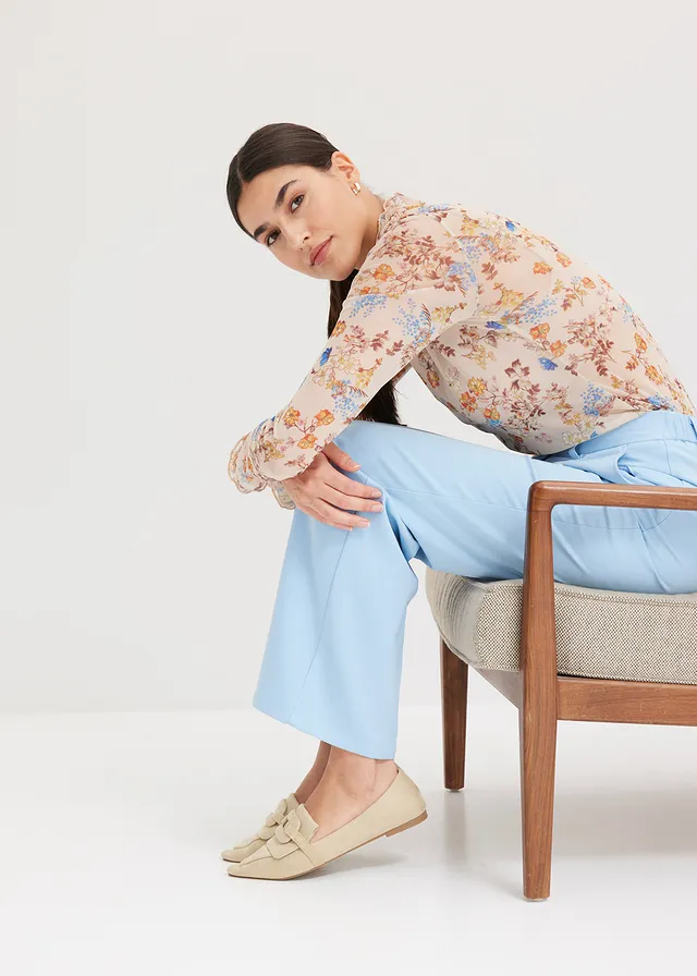 Pantalon à taille élastiquée • bleu clair • product-page.page-title-suffix