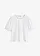 Shirt met ballonmouwen, Kleur: wit