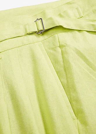 Palazzo kalhoty z lehké lněné směsi • jemně růžová plus size • bonprix obchod