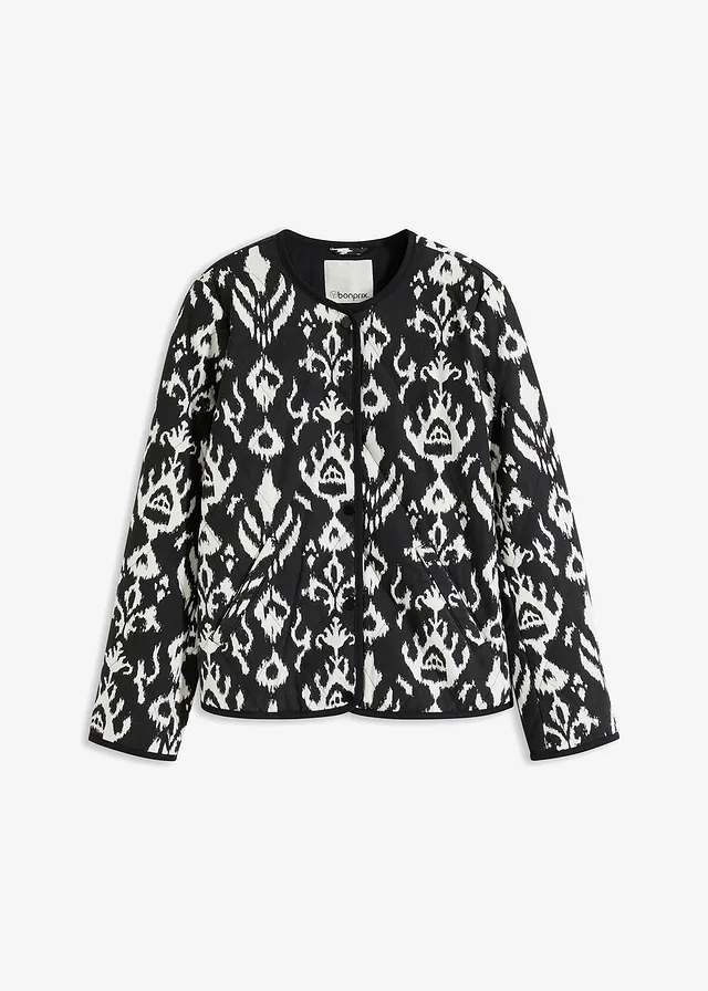 Prešívaná bunda s potlačou Prešívaná bunda s potlačou