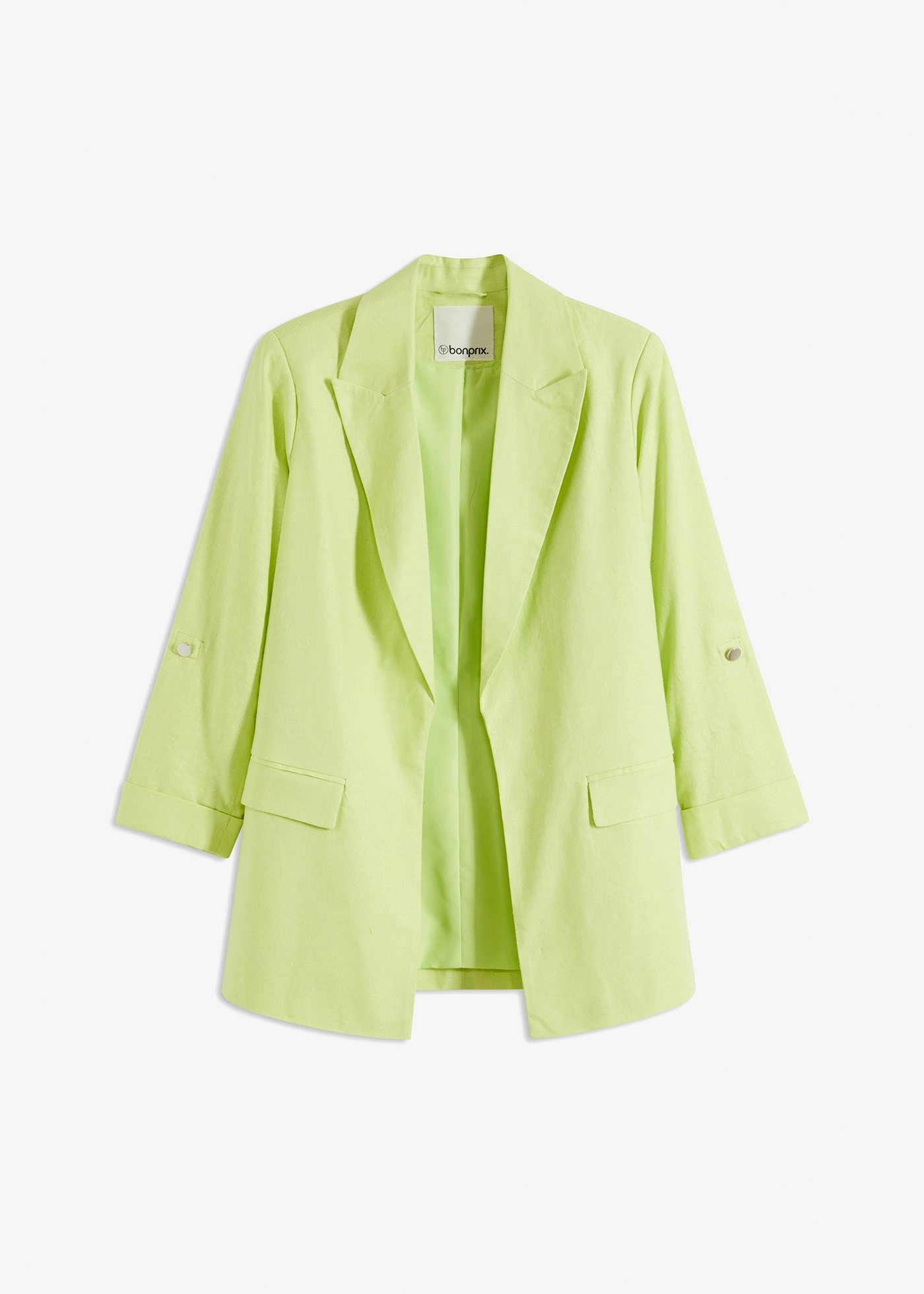 Linnen blazer • mintgroen • bonprix online shop