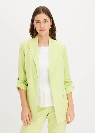 Linnen blazer • mintgroen • bonprix online shop