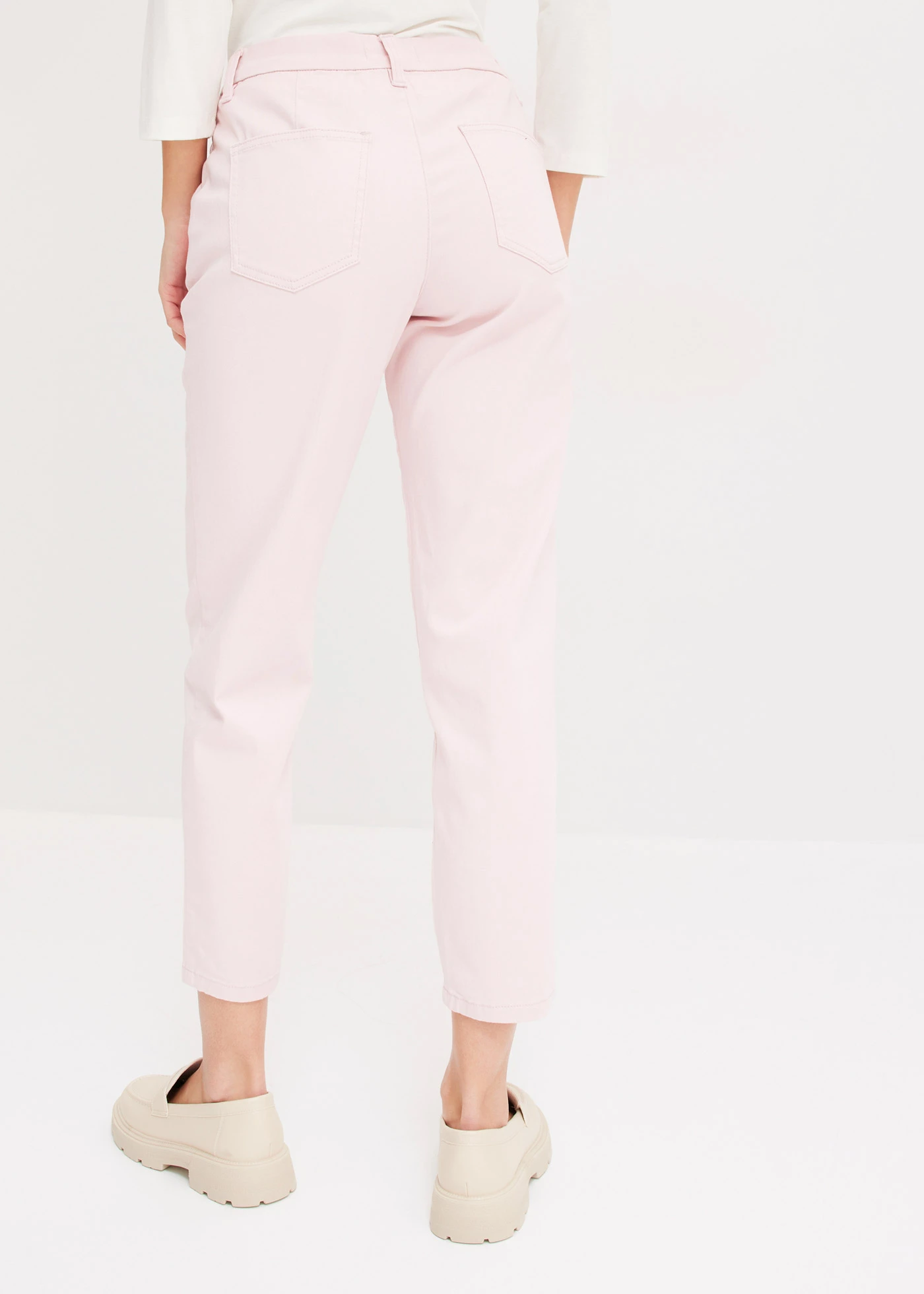 Stretch broek • lichtroze used • bonprix online shop