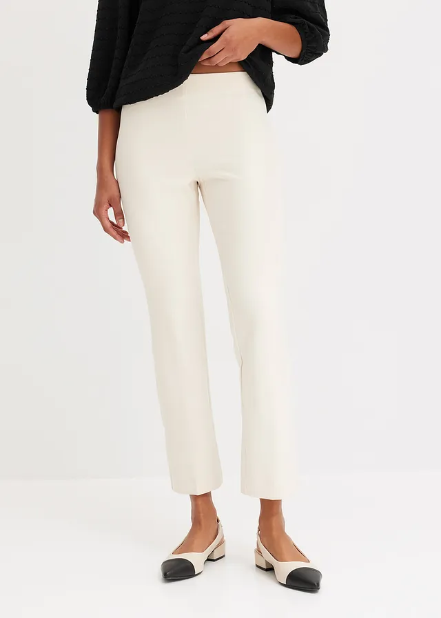 Pantalon extensible • beige galet • product-page.page-title-suffix