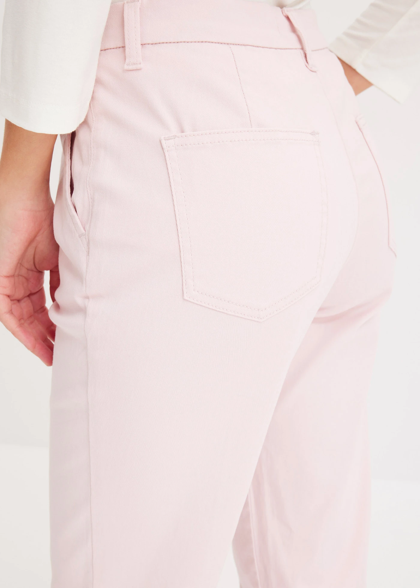 Stretch broek • lichtroze used • bonprix online shop