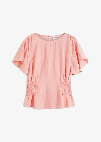Blousetop van een zachte viscose-mix • soft roze • bonprix online shop