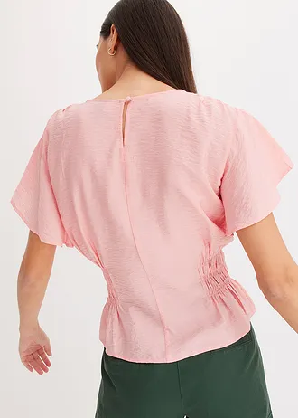 Blousetop van een zachte viscose-mix • soft roze • bonprix online shop