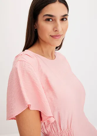 Blousetop van een zachte viscose-mix • soft roze • bonprix online shop