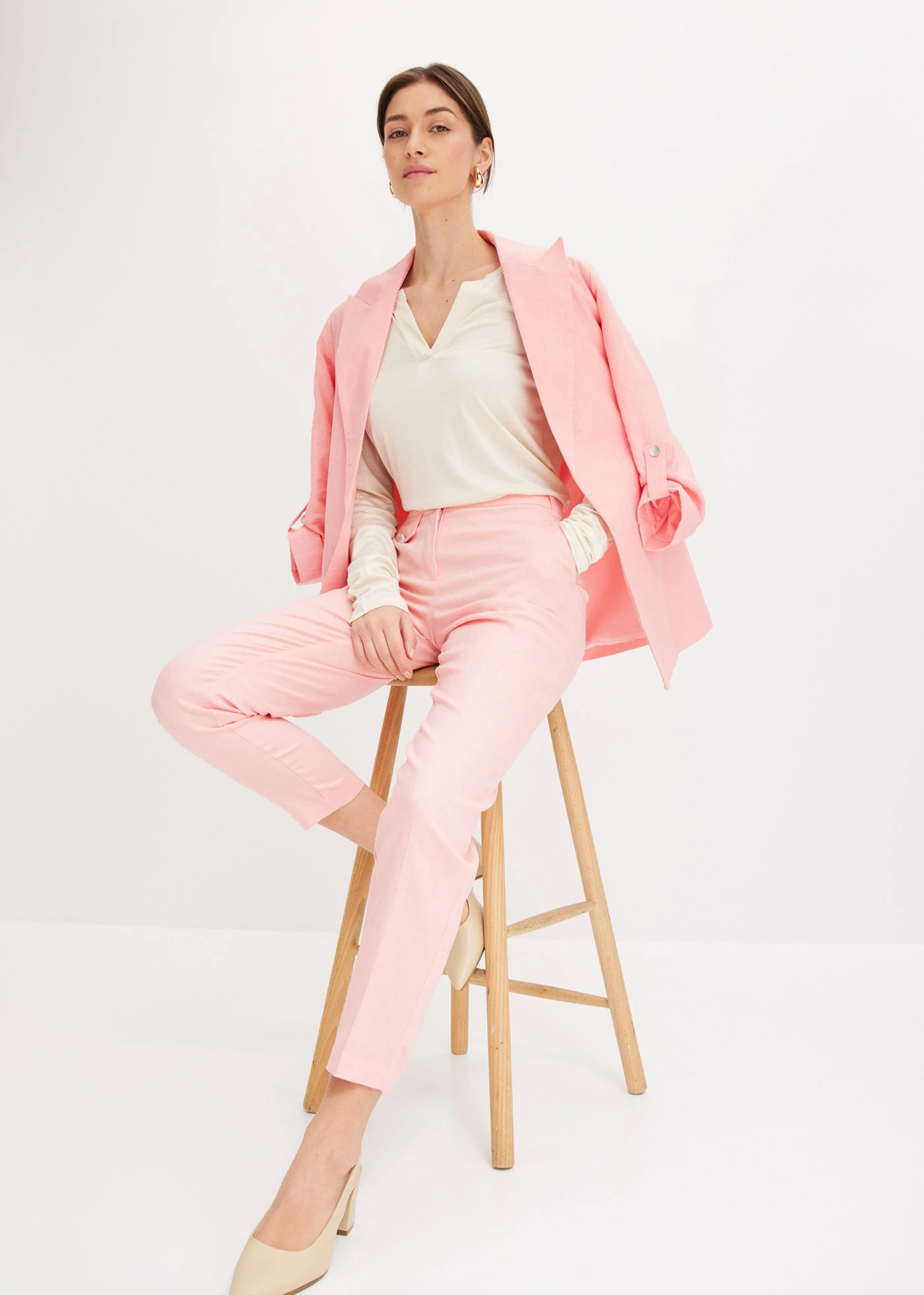 7/8 broek • soft roze • bonprix online shop