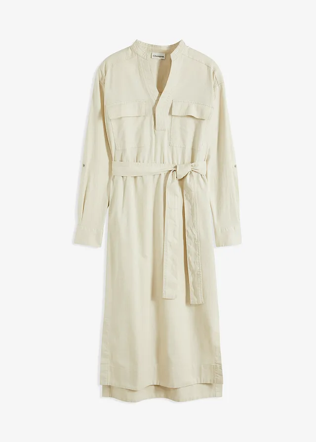 Rochie-cămașă midi