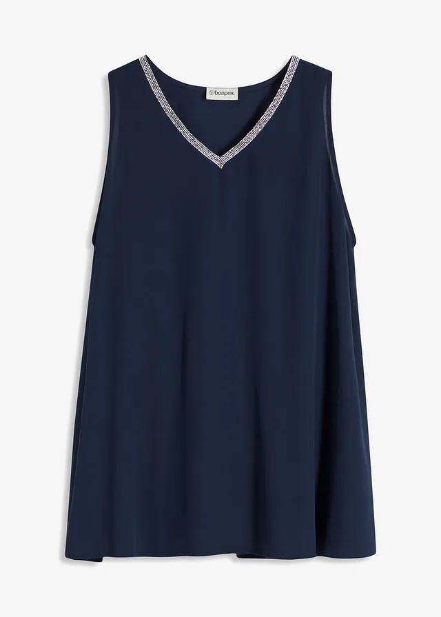 Blúzka so štrasovými kamienkami