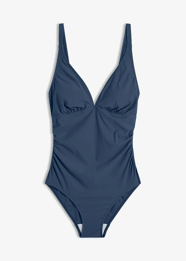 Costum de baie cu decolteu în V, cu efect de modelare ușor