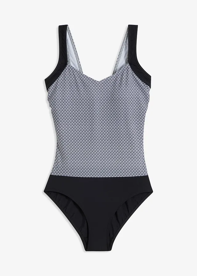 Badpak • zwart-grijs • bonprix online shop