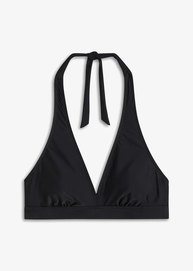 Haut de maillot dos nu à encolure V • noir • Boutique bonprix