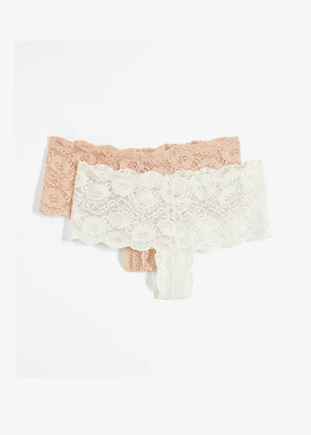 Panty cu dantelă (2buc/pac)