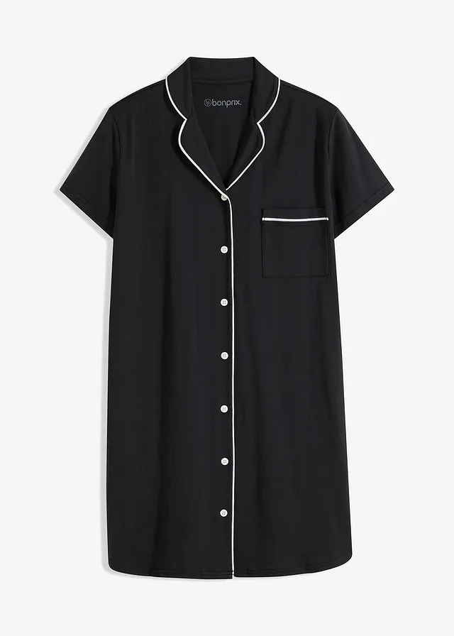 Chemise de nuit courte 100% coton