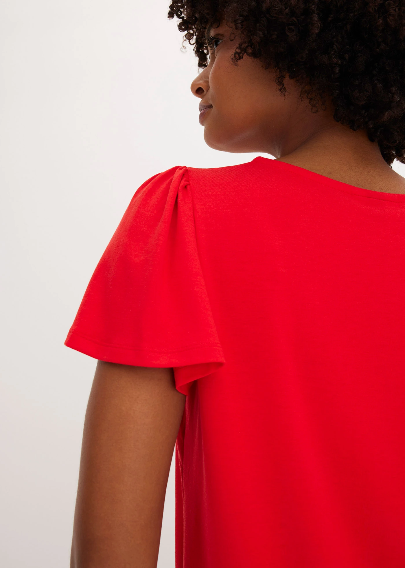 Shirt met knoopsluiting • aardbeirood • bonprix online shop