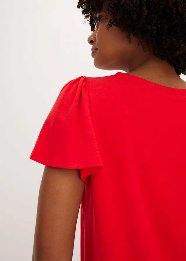Shirt met knoopsluiting • aardbeirood • product-page.page-title-suffix
