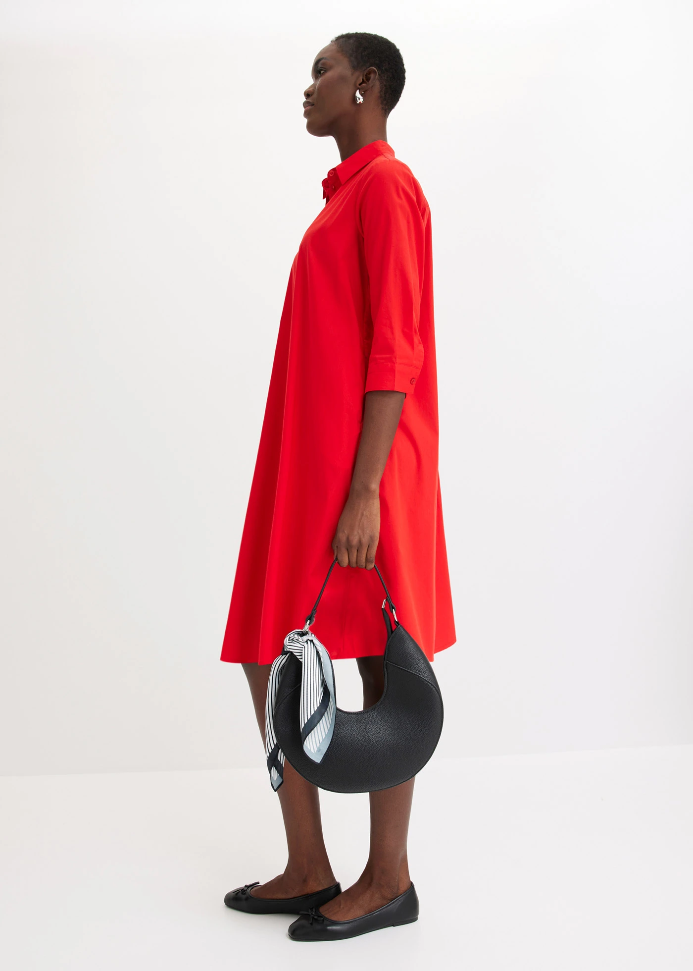 Košeľové šaty z popelínu • jahodová • obchod bonprix