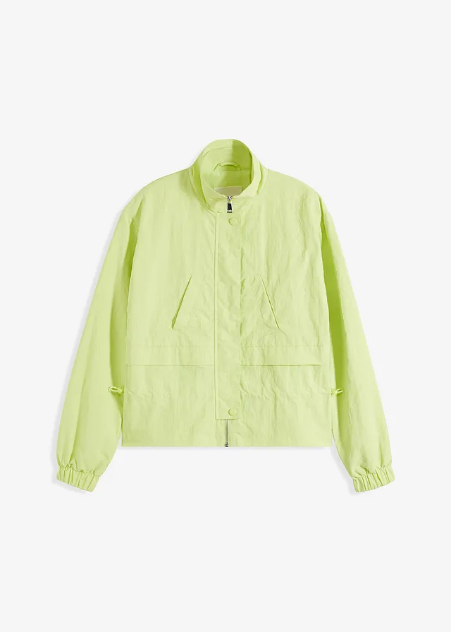 Veste courte à taille resserrable, Couleur: vert menthe
