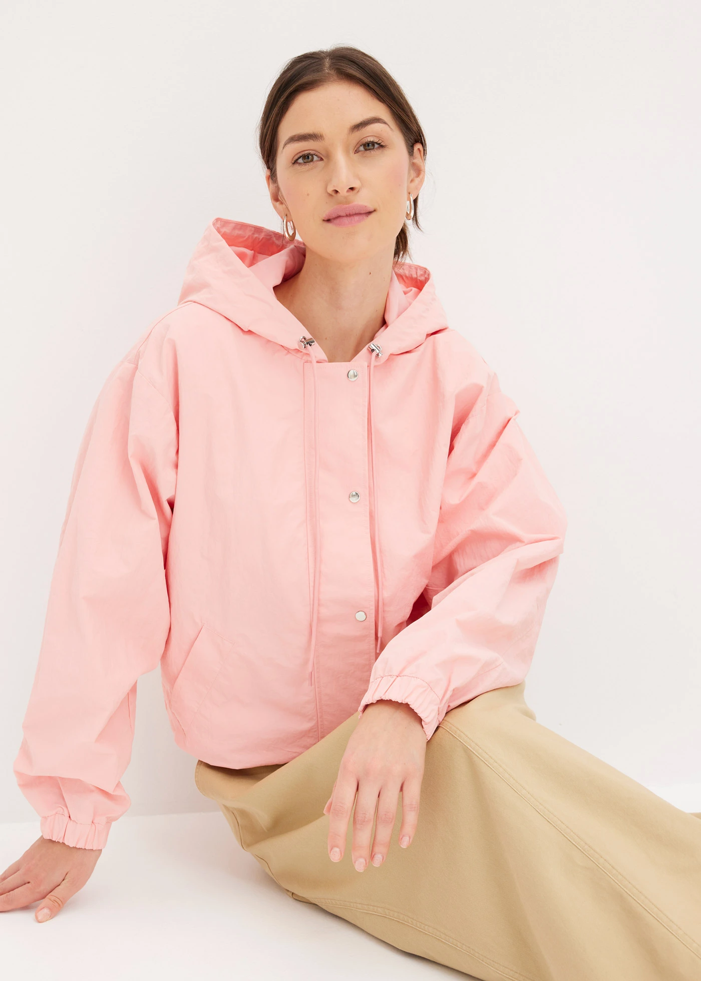 Oversize bluzon • jemně růžová • bonprix obchod