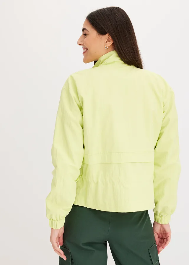 Korte jas met koordje in de taille • mintgroen • product-page.page-title-suffix