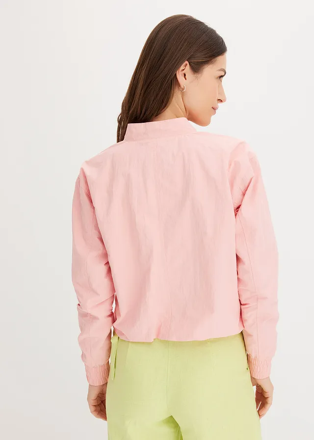 Korte bomber, Kleur: soft roze