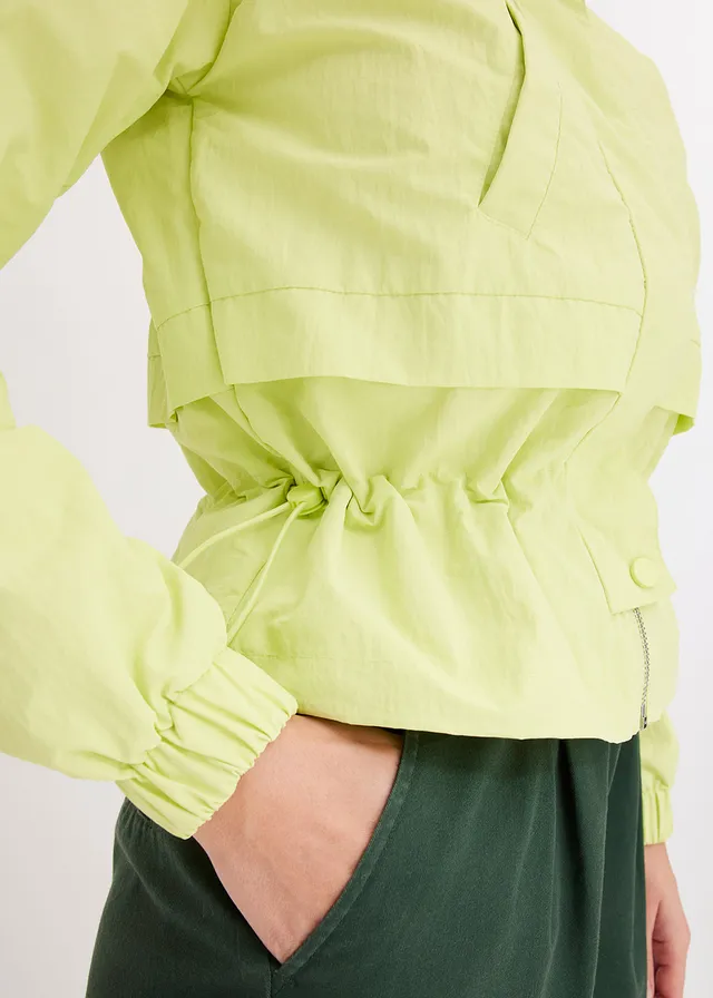 Korte jas met koordje in de taille • mintgroen • product-page.page-title-suffix
