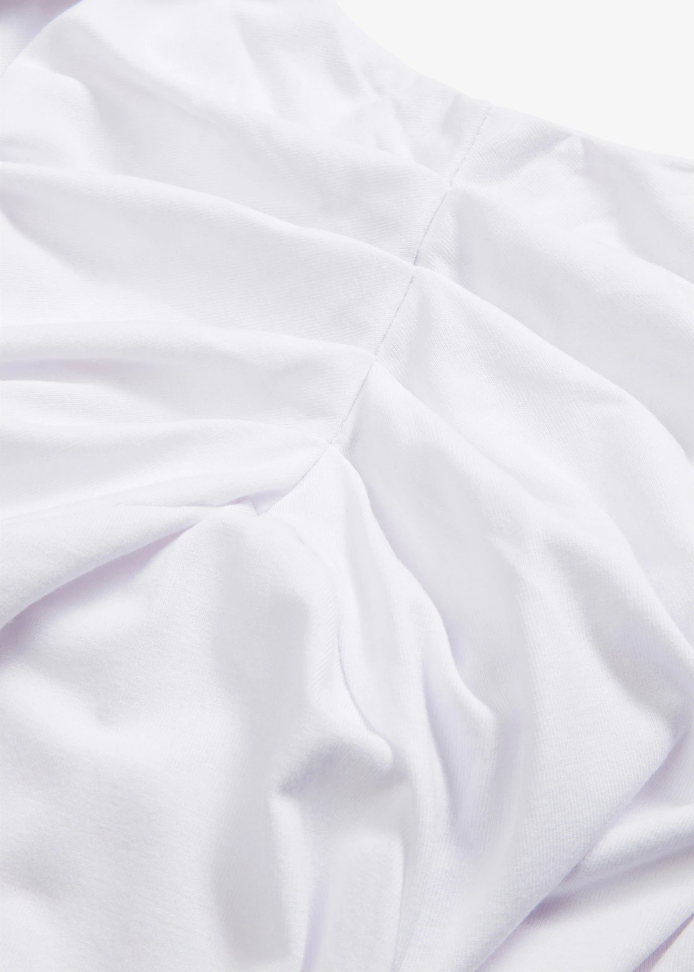 Off shoulder shirt met rimpels • wit • bonprix online shop