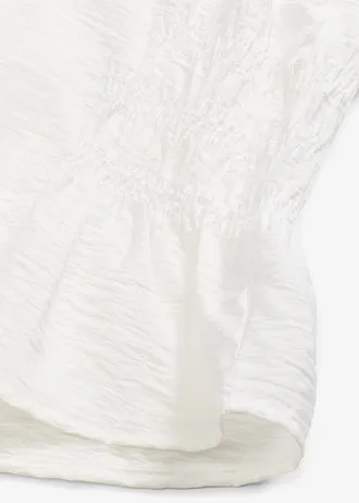 Blousetop van een zachte viscose-mix • wolwit • bonprix online shop