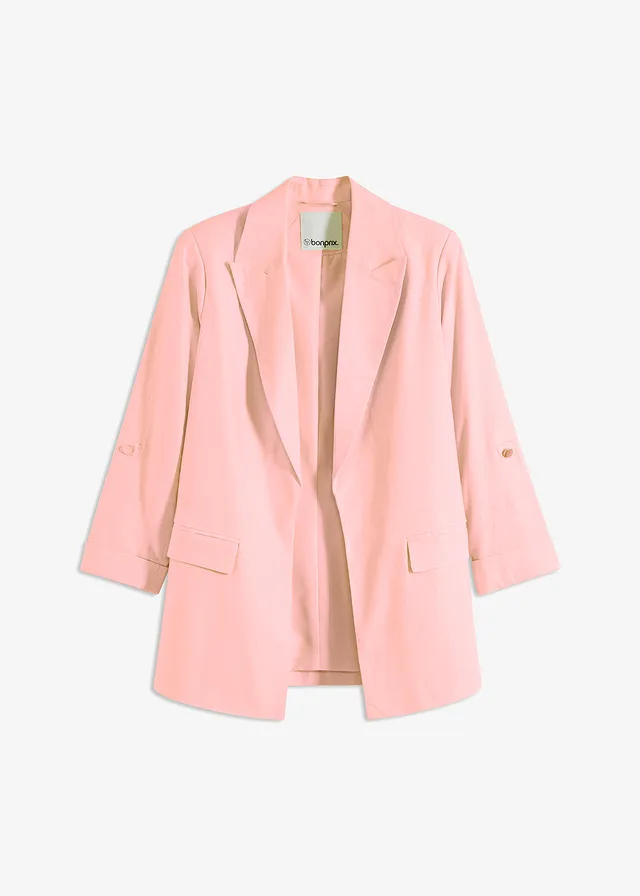 Blazer van een linnenmix