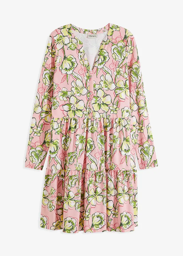 Džersejové šaty z elastického bavlneného mixu