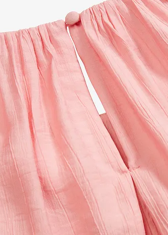 Halenka z materiálu s mačkanou strukturou • jemně růžová • bonprix obchod