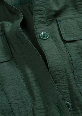 Overhemdjurk van fijne viscosemix • schaduwgroen • bonprix online shop
