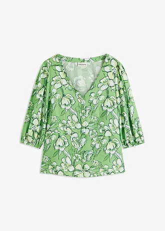 Blouse van een fijne viscosemix
