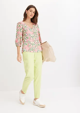 Blouse van een fijne viscosemix • soft roze gebloemd • bonprix online shop
