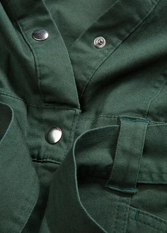 Overal ve stylu Utility, s nabíranými rukávy • šedozelená • bonprix obchod