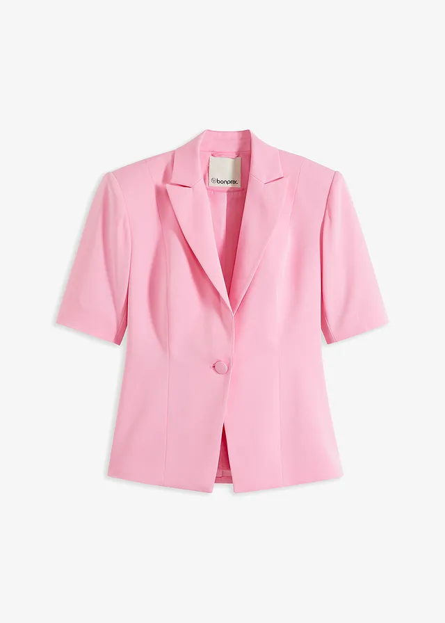 Zandloper blazer, Kleur: roze