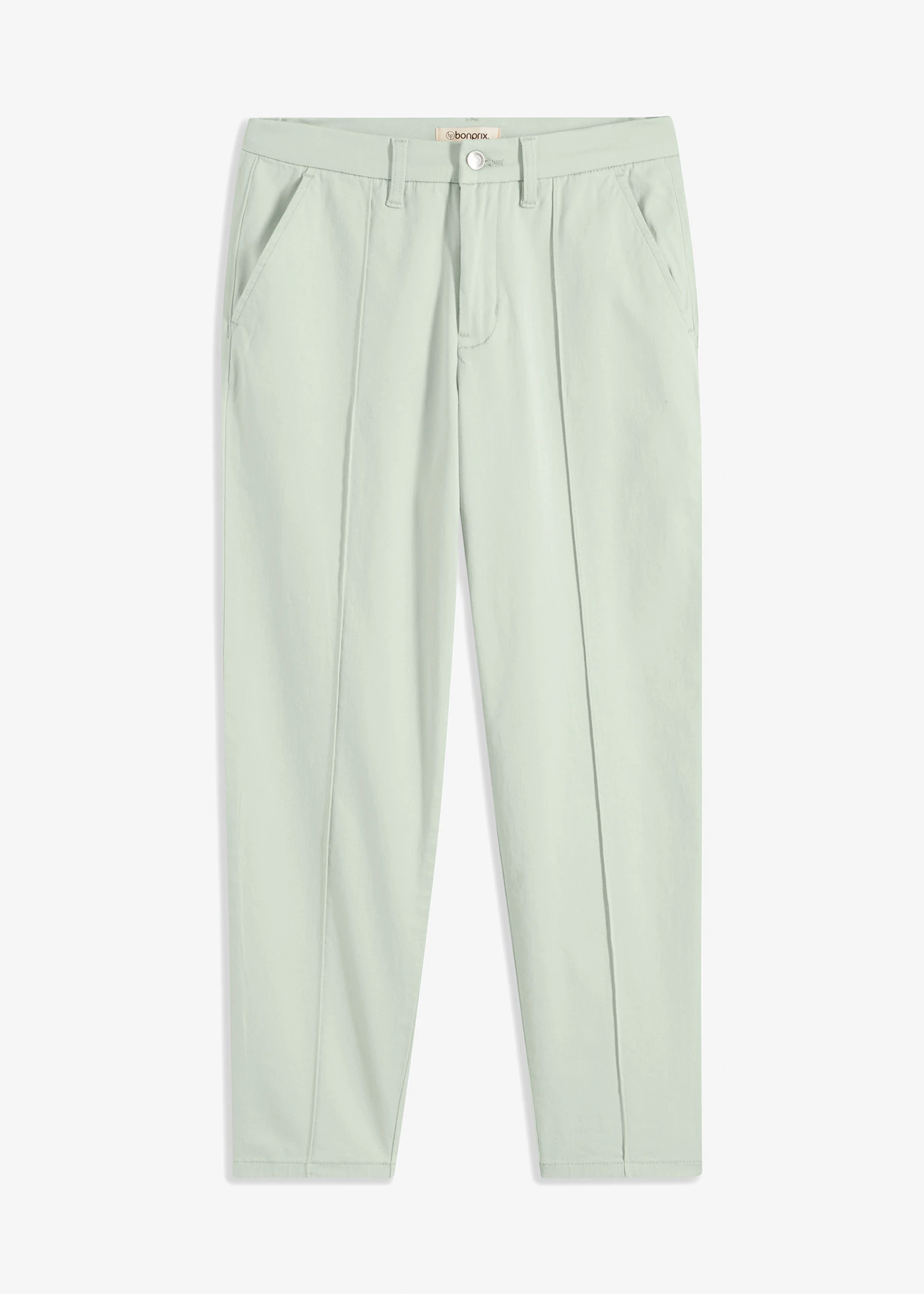 Stretch broek • lichtrietgroen used • bonprix online shop