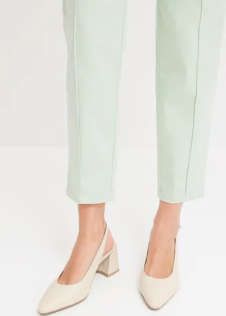 Stretch broek • lichtrietgroen used • bonprix online shop