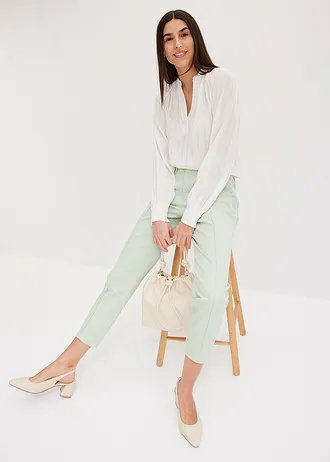 Stretch broek • lichtrietgroen used • bonprix online shop