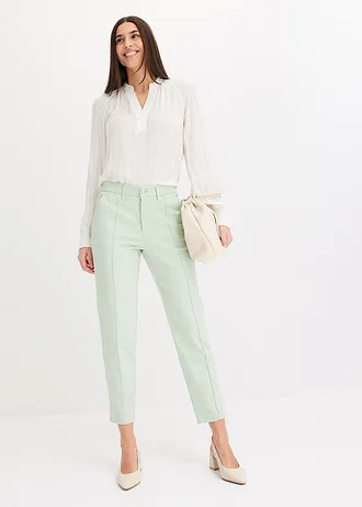 Stretch broek • lichtrietgroen used • bonprix online shop