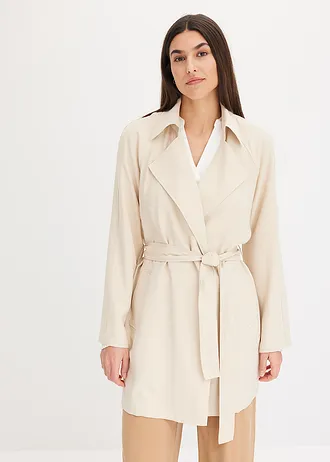 korte trenchcoat • lichtsand • bonprix online shop
