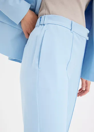 Broek met comfortband • lichtblauw • bonprix online shop