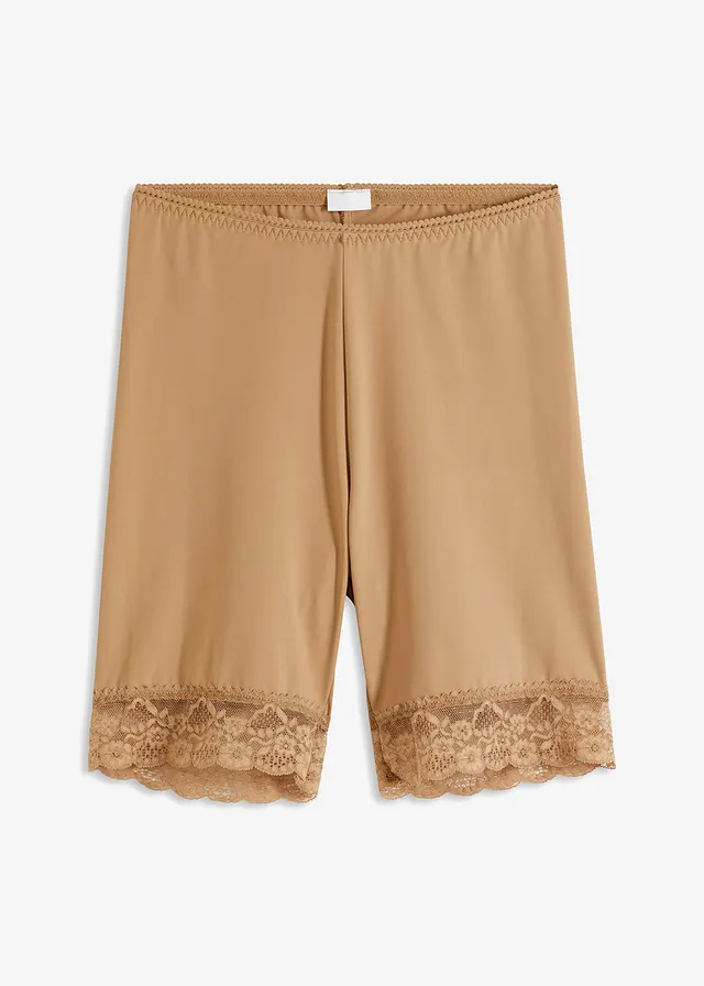 Cycliste anti-frottement en matière rafraîchissante, Couleur: beige foncé