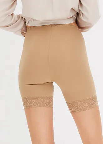Cycliste anti-frottement en matière rafraîchissante, Couleur: beige foncé