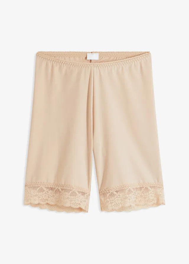 Cycliste anti-frottement en matière rafraîchissante, Couleur: beige craie