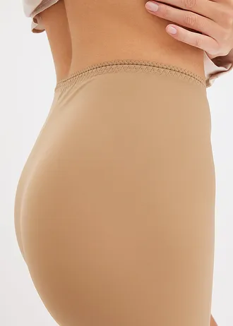 Anti-schurende biker short met verkoelend materiaal • donkerbeige • bonprix online shop